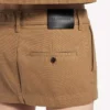 Mini-bomullskjol för dam i beige