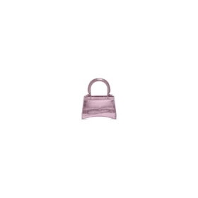 Mini Hourglass-väska med handtag ”Lilac” 664676-1S4NY-5304