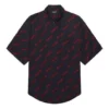 Minimal kortärmad tröja ”Black Red” 658841TKO521076