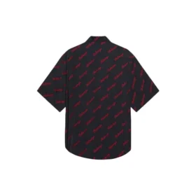 Minimal kortärmad tröja ”Black Red” 658841TKO521076