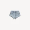 Minishorts för damer i blekt ljusblått