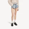 Minishorts för damer i blekt ljusblått