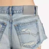 Minishorts för damer i blekt ljusblått