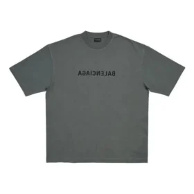 Mirror Balenciaga T-shirt, medium passform, ”Grey” 612966TNVR21242