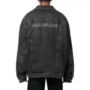 Mirror Padded Denim Jacket ”Dark Grey” 735744TBP471270