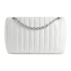 Monaco medelstor kedjeväska, quiltad ”Off White” 7659452AASE9106