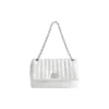 Monaco medelstor kedjeväska, quiltad ”Off White” 7659452AASE9106