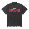 Montaigne T-shirt Oversized ”Black Faded” 787349TRVN31048