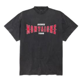 Montaigne T-shirt Oversized ”Black Faded” 787349TRVN31048