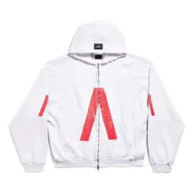 Music Archive Series Connected Zip Up Medium Fit Luvtröja ”Light Grey Red” 744457TQVA61561 Music Archive Series Connected Zip Up Medium Fit Luvtröja ”Light Grey Red” 744457TQVA61561