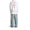 Music Archive Series Connected Zip Up Medium Fit Luvtröja ”Light Grey Red” 744457TQVA61561