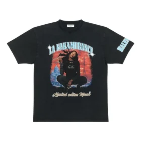 Music Aya Nakamura Merch T-shirtar Large Fit ”Black” 641655TMV861055