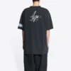 Music Aya Nakamura Merch T-shirtar Large Fit ”Black” 641655TMV861055