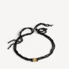 Nano-band-choker för damer i svart/glänsande guld Nano-band-choker för damer i svart/glänsande guld