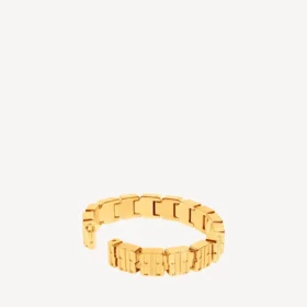Nano mini-länkararmband för damer i glänsande guld