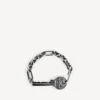 Neverlost-armband för män i antiksilver