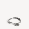 Neverlost-armband för män i antiksilver