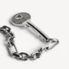 Neverlost-armband för män i antiksilver