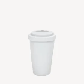New York-kaffekopp i vitt