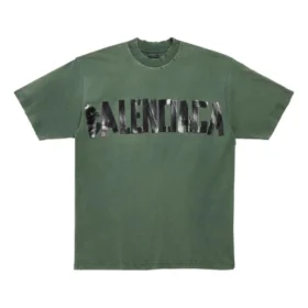 Ny Tape Type-T-shirt i medium passform ”Mörkgrön” 739784TQVQ83004
