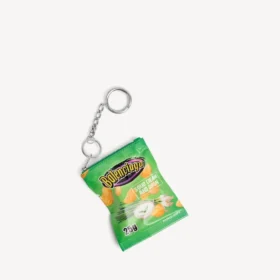 Nyckelring med Chips-motiv i grönt