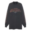 Offshore långärmad T-shirt, oversized ”Black Faded” 739027TPVM81568