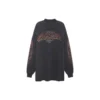 Offshore långärmad T-shirt, oversized ”Black Faded” 739027TPVM81568
