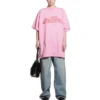 Offshore-T-shirt i oversized-modell ”Pink” 739028TPVM85960