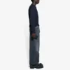 Omstrukturerad asymmetrisk stickad tröja ”Svart” 657334T32011271