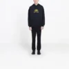 Oversized BB-luvtröja i interlock ”Black Yellow” 578138TEV191361