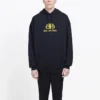 Oversized BB-luvtröja i interlock ”Black Yellow” 578138TEV191361