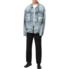 Oversized Cut-Up Ring-Denimjackor ”Blå” 697779TMW264437