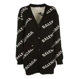 Oversized-kofta med logotyp ”Black” 555275T14711070