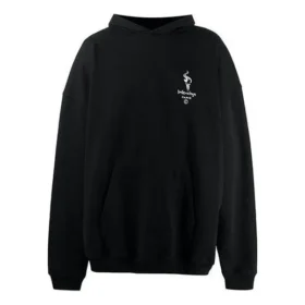 Oversized-luvtröja för OS i Paris ”Black” 620973TIV451070