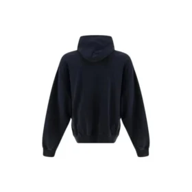 Oversized-luvtröja med konturer ”Black Faded” 739024TOVV29034