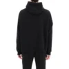 Oversized popover-luvtröja med skriptlogotyp ”Black White” 674986TMVB51070