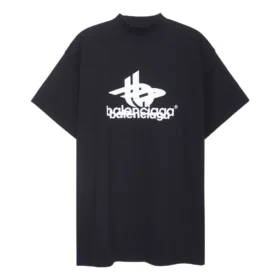Oversized sport-T-shirtar i lager-på-lager-stil ”Black White” 739028TPVF21070