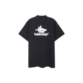 Oversized sport-T-shirtar i lager-på-lager-stil ”Black White” 739028TPVF21070