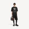 Oversized-T-shirt för herr, ”The Song of the Highest Tower”, i svart