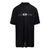 Oversized T-shirt med AI-logotyp på insidan ”Black Faded” 787358TQVJ41569