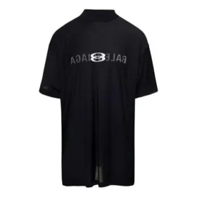Oversized T-shirt med AI-logotyp på insidan ”Black Faded” 787358TQVJ41569