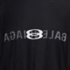 Oversized T-shirt med AI-logotyp på insidan ”Black Faded” 787358TQVJ41569