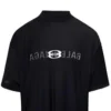 Oversized T-shirt med AI-logotyp på insidan ”Black Faded” 787358TQVJ41569