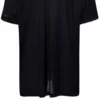 Oversized T-shirt med AI-logotyp på insidan ”Black Faded” 787358TQVJ41569