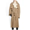 Oversized trenchcoat ”Beige” 733764TNP099501