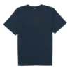 Oversized tvättad interlock-T-shirt med BB-tryck ”Navy Black” 583214TFV658060