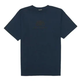 Oversized tvättad interlock-T-shirt med BB-tryck ”Navy Black” 583214TFV658060