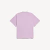 Oversized vintage-T-shirt för damer i gammaldags rosa