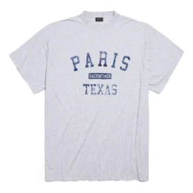 Paris France T-shirtar, oversized ”Heather Grey” 787349TRVO81300