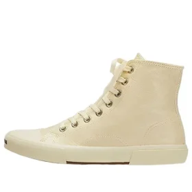Paris högskurna Sneakers ”Beige läder och beige gummi” 688752W3RCA9090